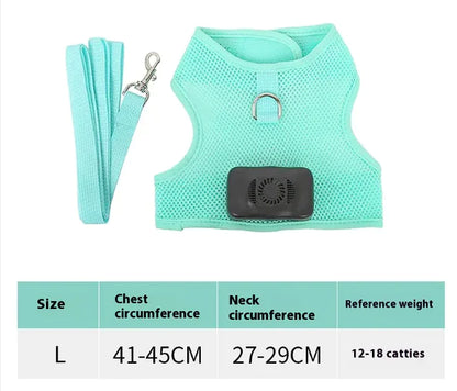 Pets Dog Vest Chest Strap Harness Air Conditioner Cooling And Breathable With Air Conditioner Pet Products